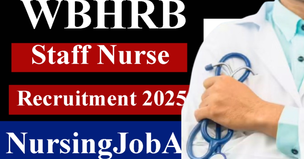 Recruitment of staff nurses in the state(রাজ্যে স্টাফ নার্স নিয়োগে)
