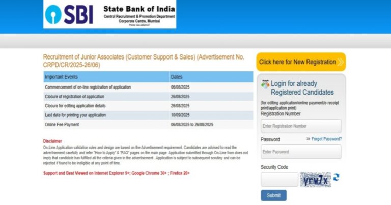 SBI Recruitment for 5180 Junior Associate Vacancies, Know Application Details(SBI তে জুনিয়র অ্যাসিসিয়েট পদে ৫১৮০ শূন্যপদে নিয়োগ, জানুন আবেদন সংক্রান্ত খুঁটিনাটি)