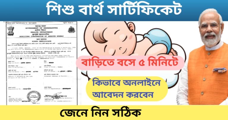 Child Birth Certificate Online, How to Apply?(Child Birth Certificate Online,কিভাবে আবেদন করবেন?)