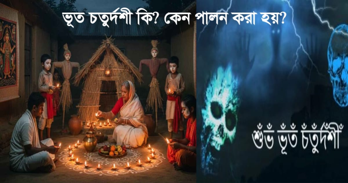 What is Bhoot Chaturdashi? Why is it celebrated?(ভূত চতুর্দশী কি? কেন পালন করা হয়?)